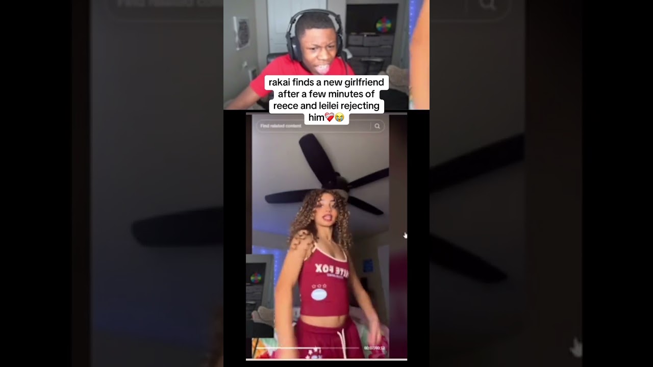 After #reece and #leilei rejected him he found new crush 😭😭😭😭 #rakai