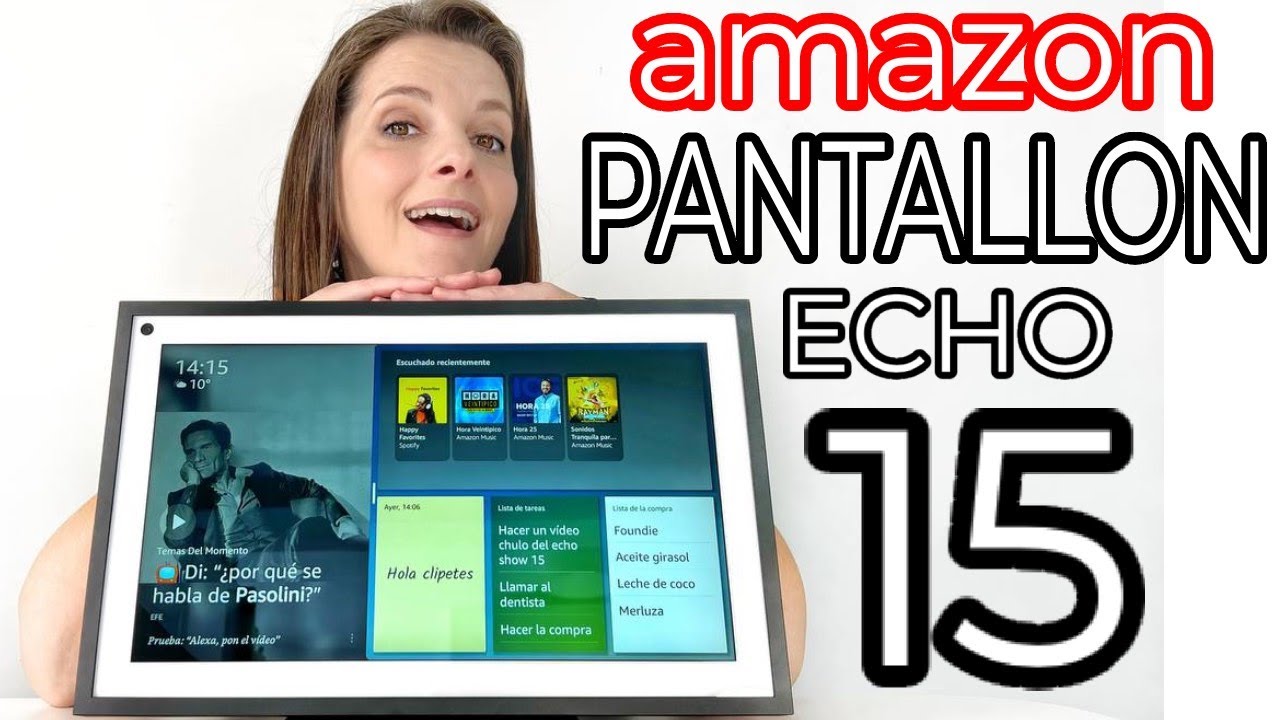 Amazon Echo Show 15 -la MINI TELE inteligente con ALEXA-