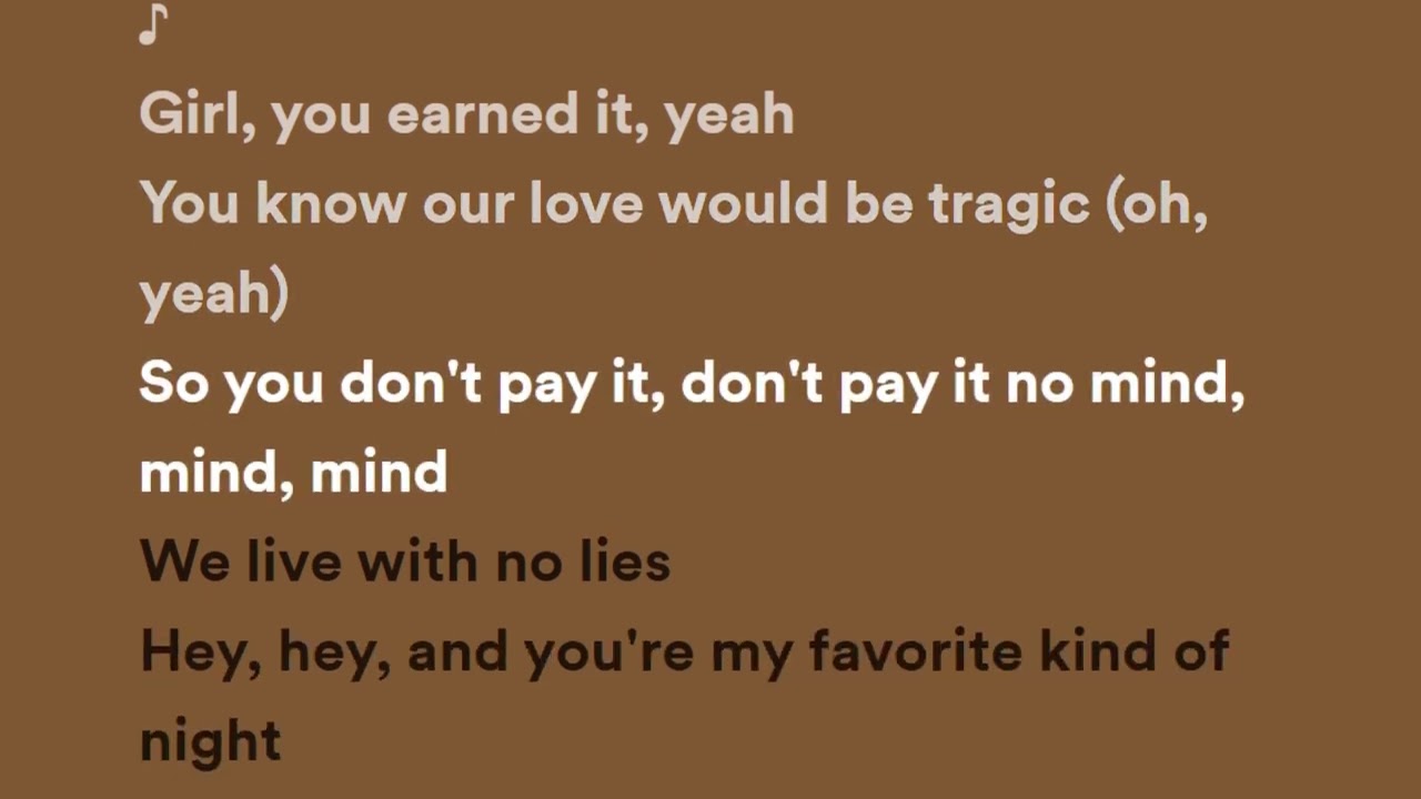 The Weeknd - Earned It (from Fifty Shades Of Grey) [lyrics]