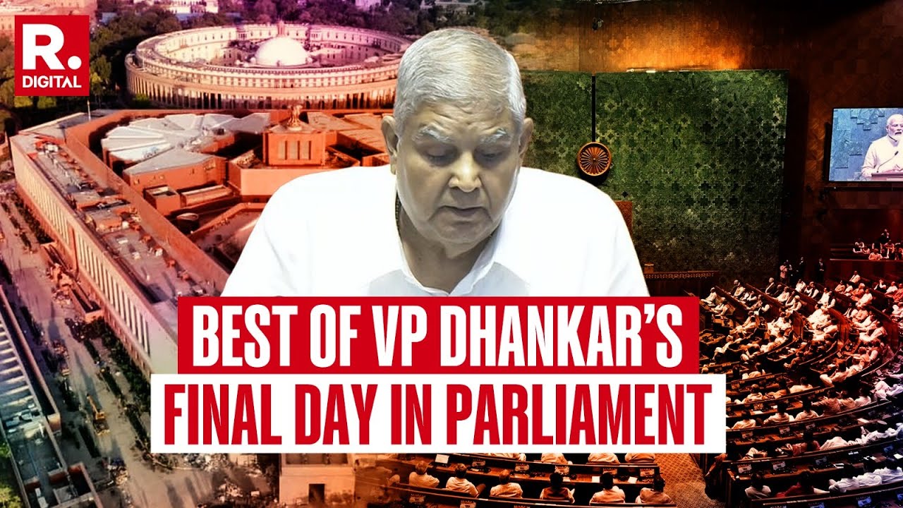 VP Jagdeep Dhankhar Resigns | Highlights from His Final Day in Parliament | 21 July 2025