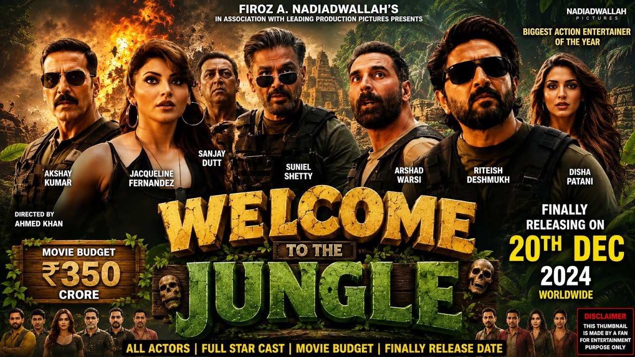 Welcome To The Jungle😱 Cast Name|Move Charge|Move Budget|Finally Release Date|Biggest 🤯 Update