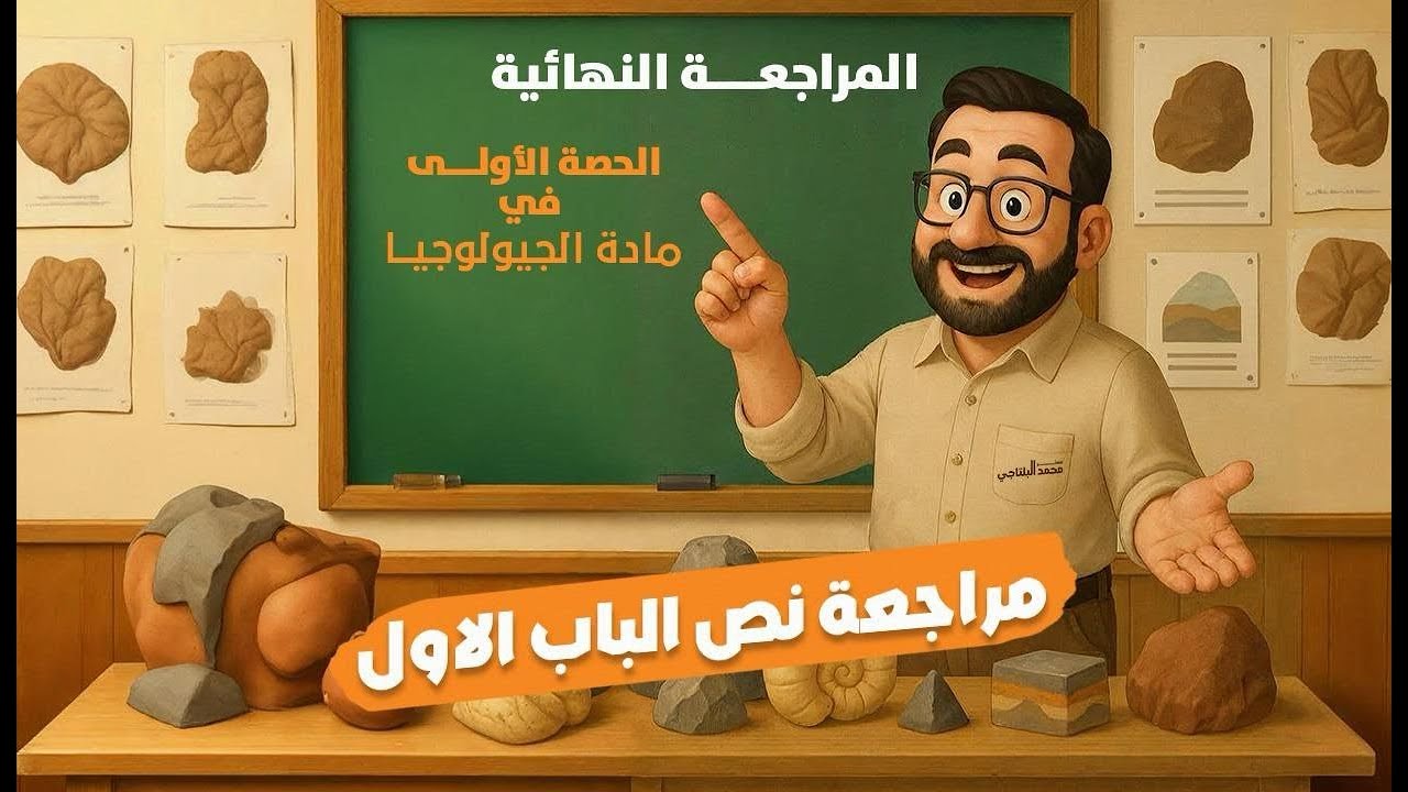 المراجعة النهائية في الجيولوجيا نظام جديد | نص الباب الأول كامل بشرح مبسط | ثانوية عامة 2025