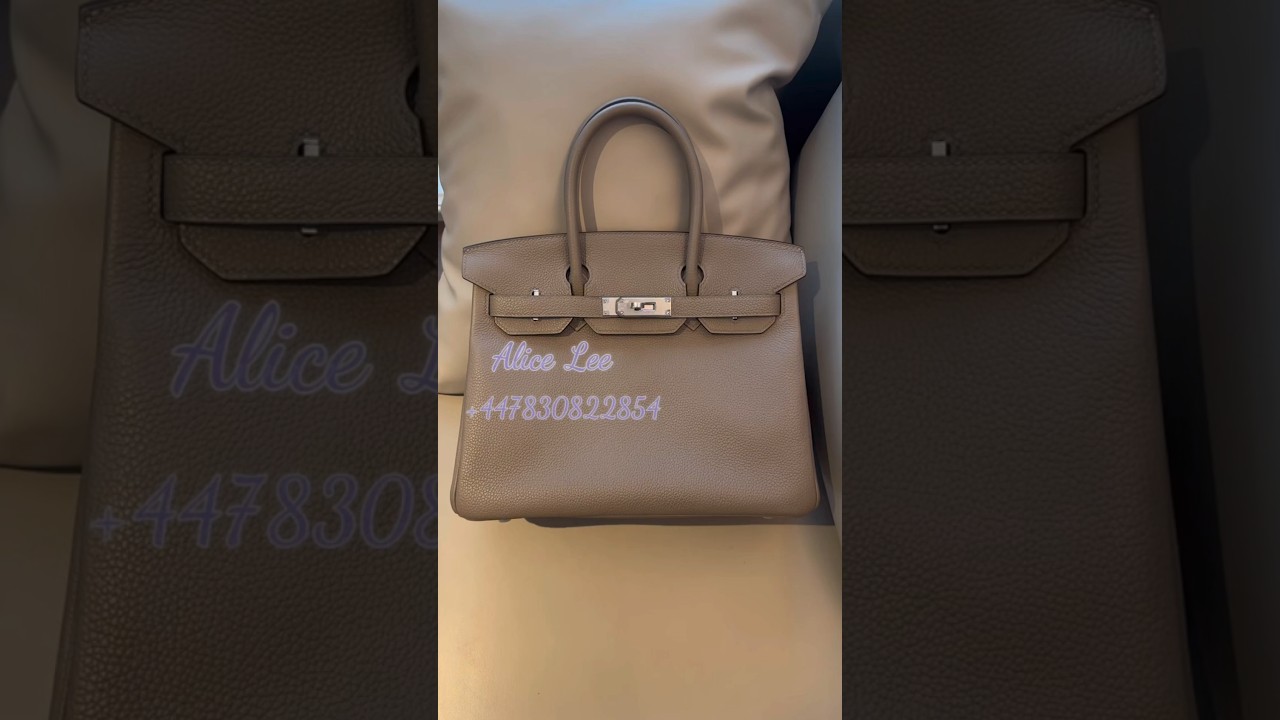 Always Snapped Up First--Birkin 30 Togo Gris Asphalt 