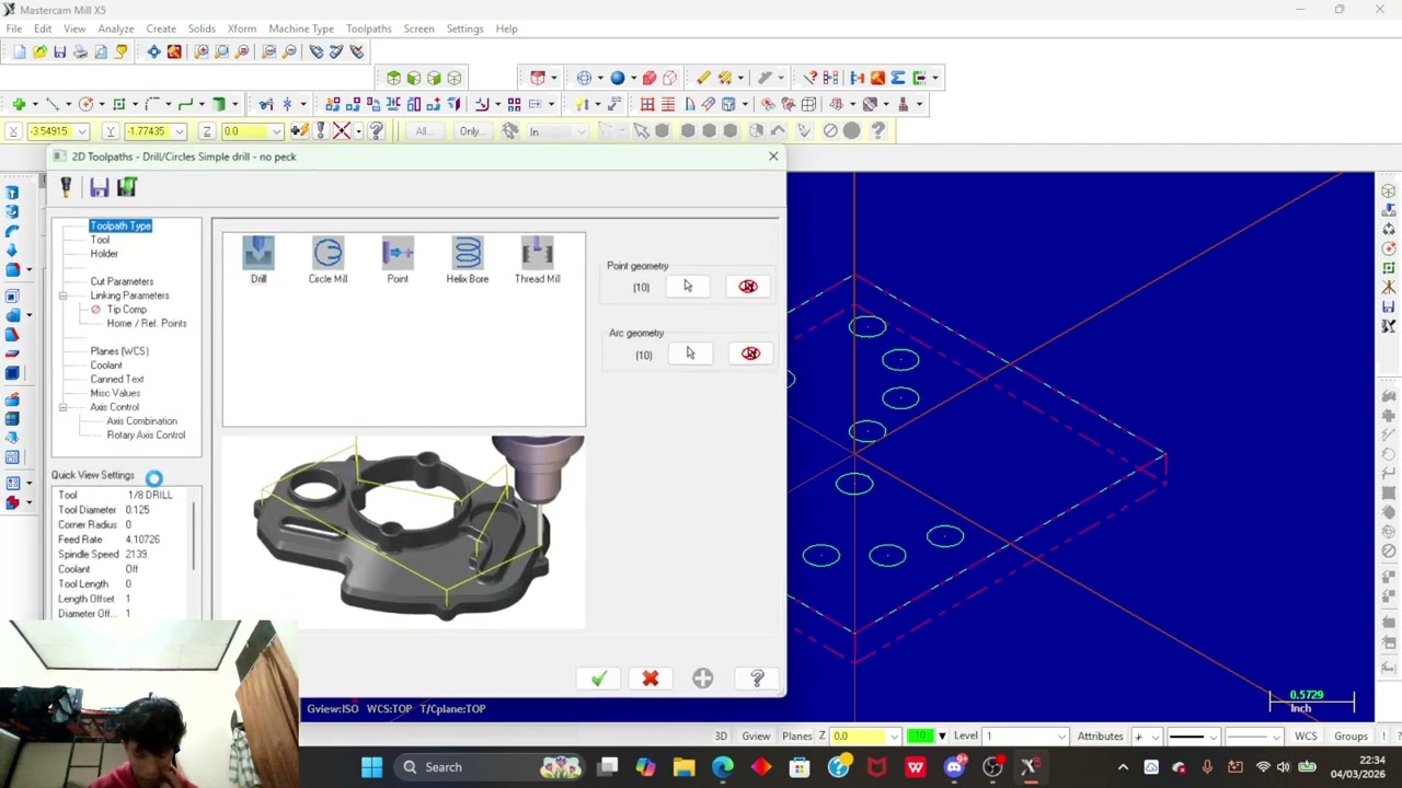 MASTERCAM MILL LESSON 3B