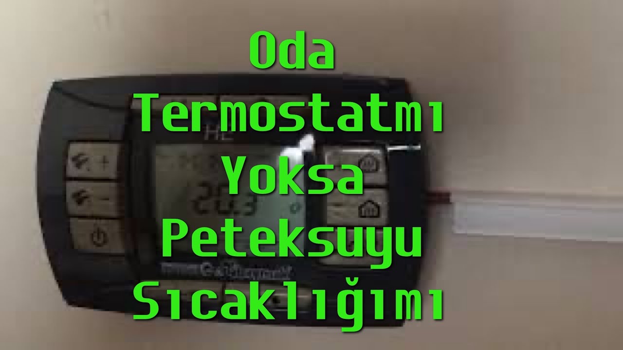 Kombiyi oda termostat mı yoksa Petek suyu sıcaklığında mı kullanmalıyız