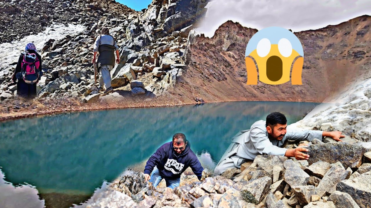 رسیدیم به بزرگترین حوض کوه های بابا(حوض ساقی )