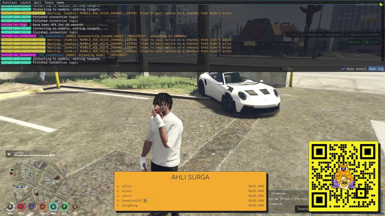 GTA MABAR! #BRB #nusav #VALLEYRP