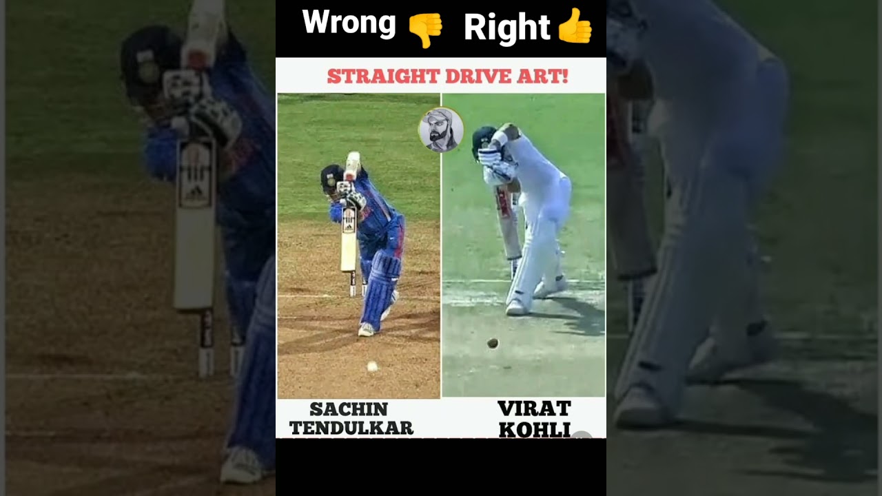 Virat Kohli Straight Drive