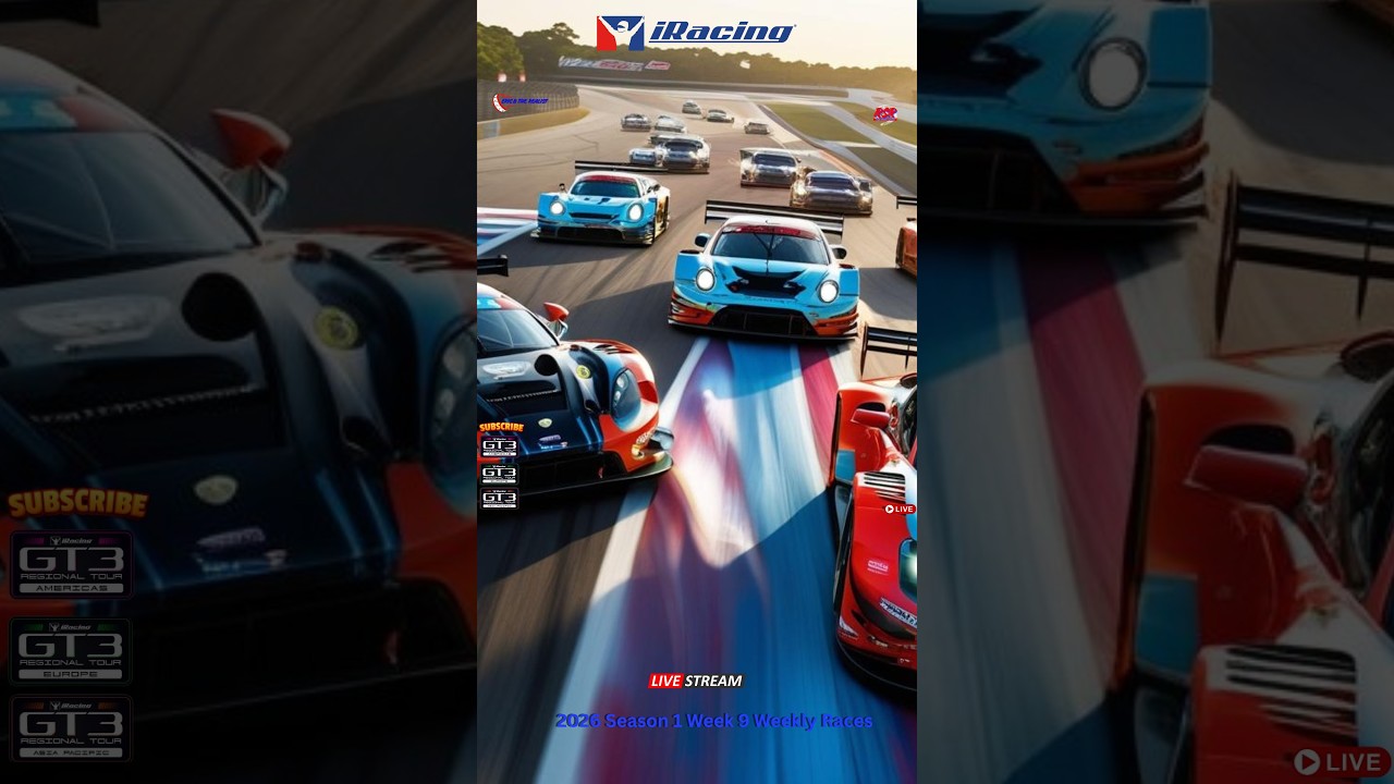 iRacing l Weekly Races 2026 Season 1 Week 10 Trying Moza Mbooster Pedals (Portrait)