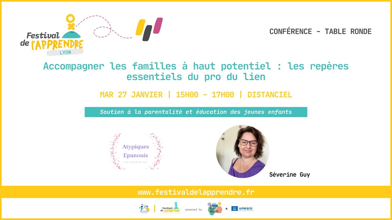 Accompagner les familles à haut potentiel: les repères essentiels du pro du lien, Atypiques Epanouis