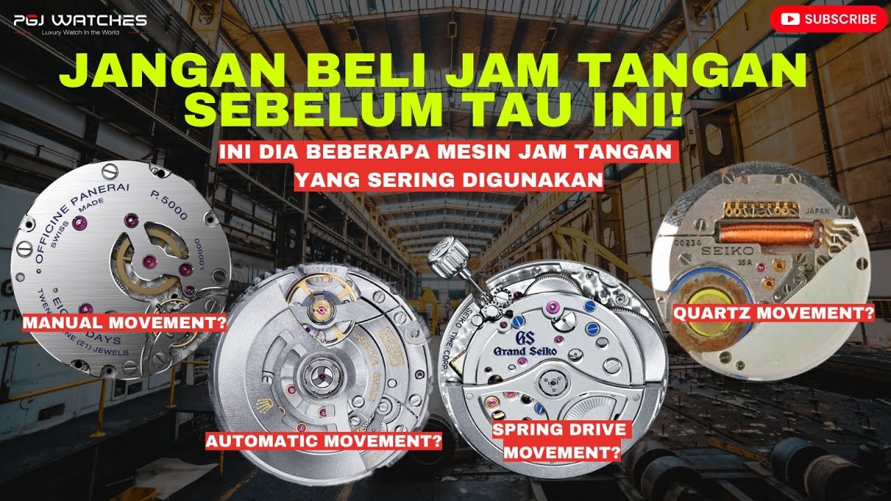 Macam-Macam Movement Jam Tangan & Cara Kerjanya!