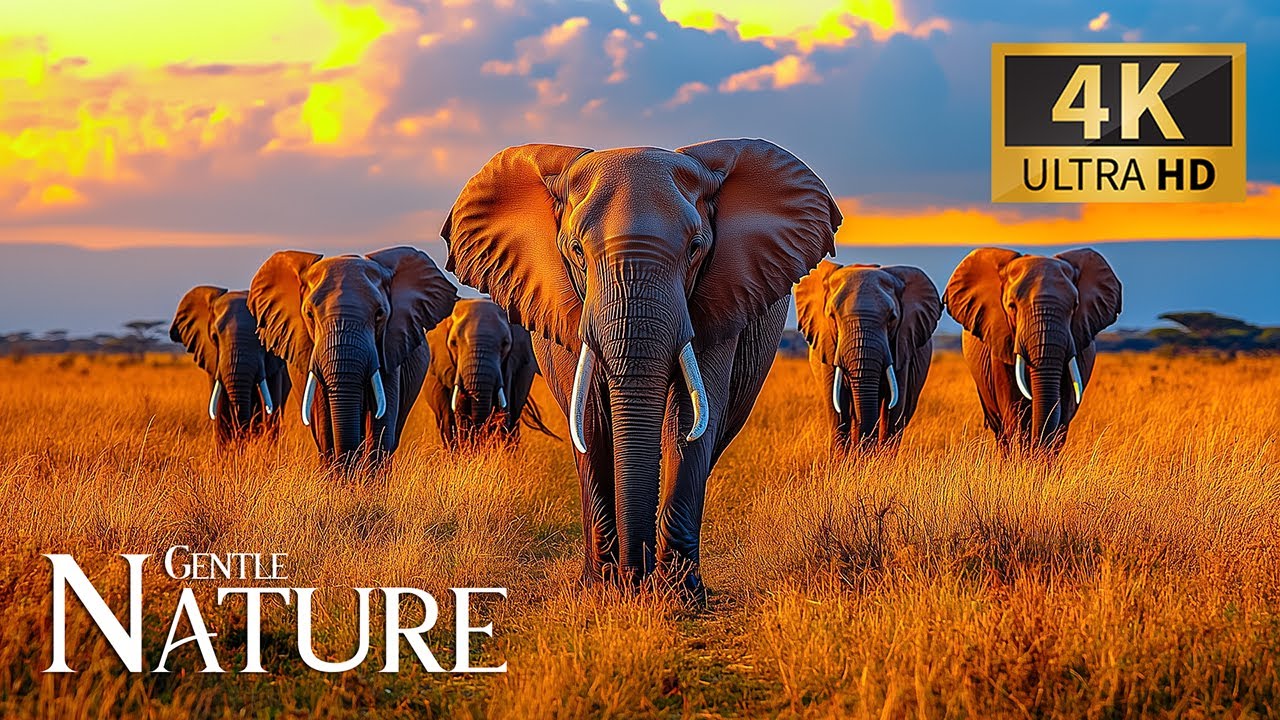 Gentle Nature with Wild Fauna 4K 🐾 Enchanting Survey of Living Nature with Soft Piano Dreams