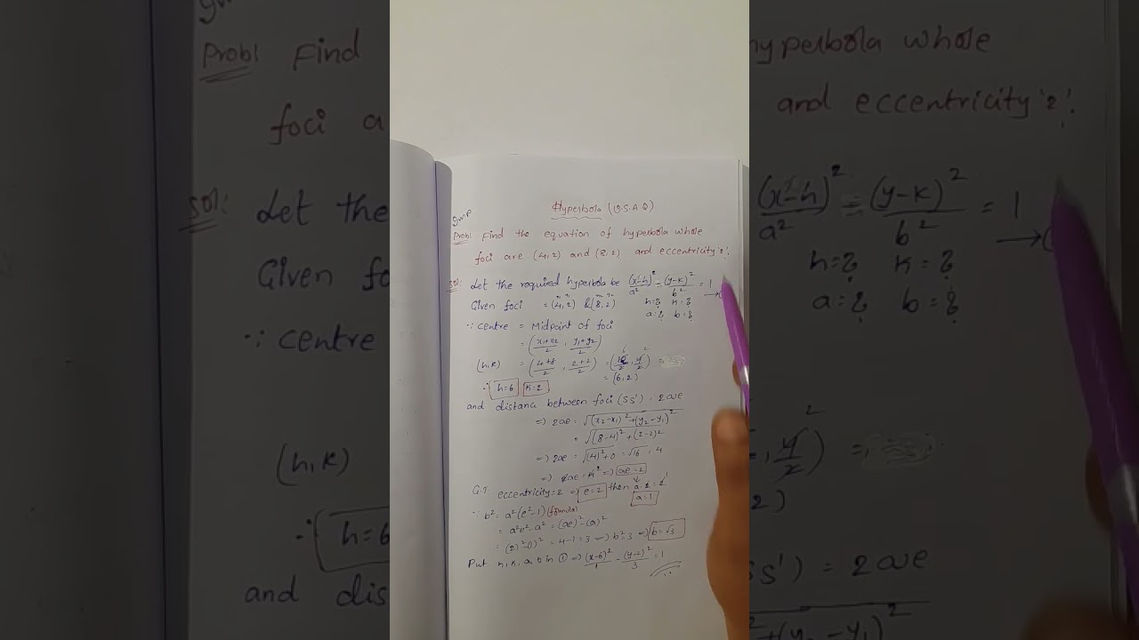 #InterMaths2B #Hyperbola #Vsaq9