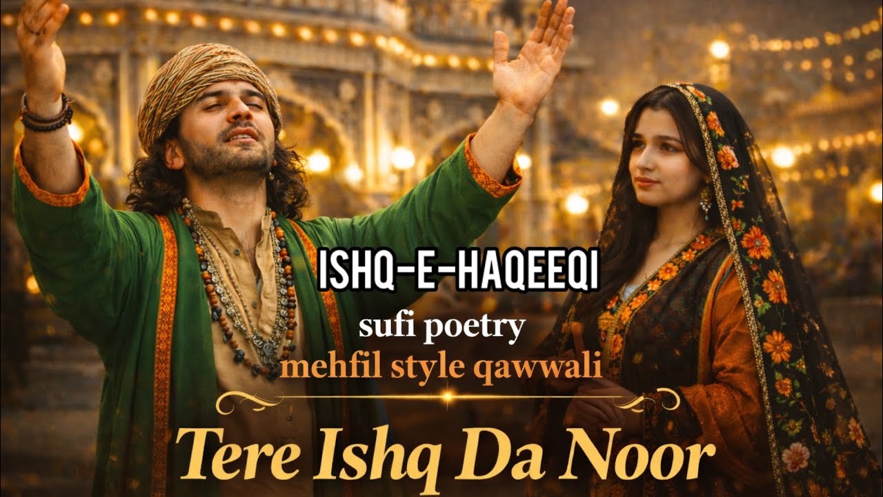 Classic Mehfil Style Sufi Qawwali 2026 | Tere Ishq Da Noor | Soulful Kalam