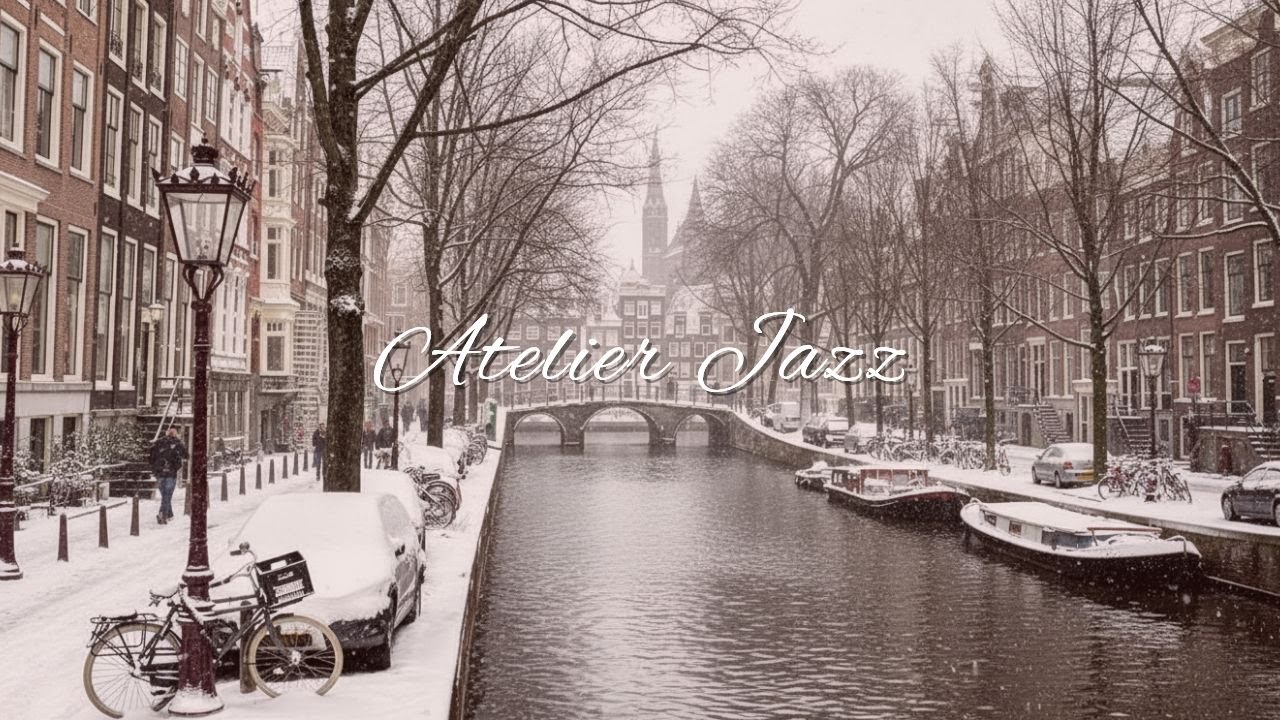 [Jazz Playlist] Винтажный джаз на зимних каналах Амстердама | Cozy Jazz