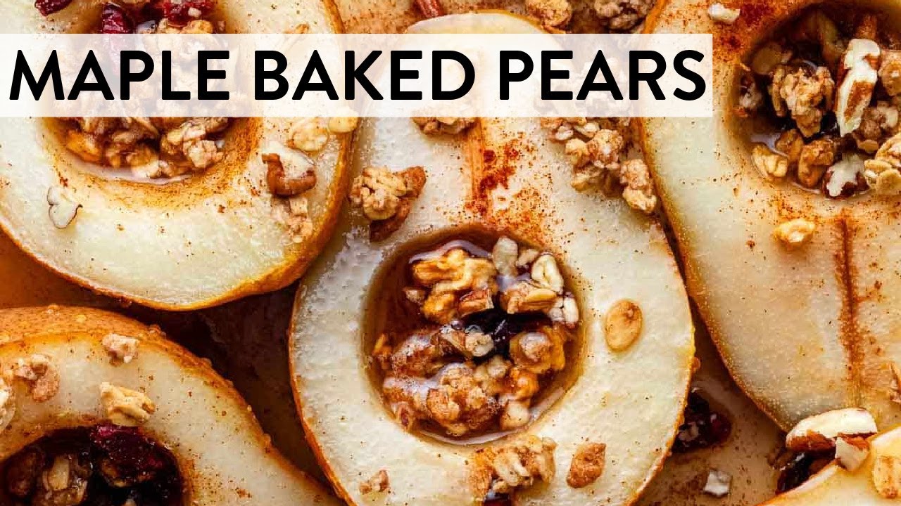 Maple Baked Pears | Sally's Baking
