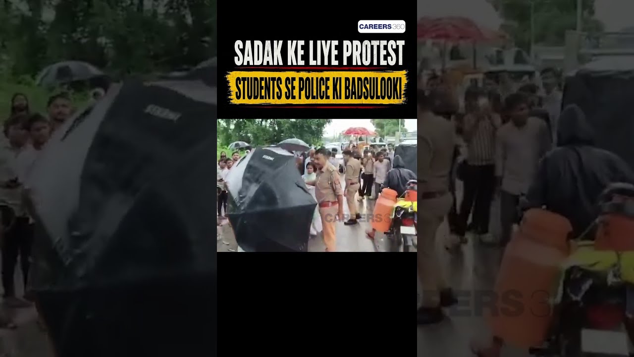 Students Protest for Better Roads 🚨  | Police Misbehaviour With Students Raises Questions!