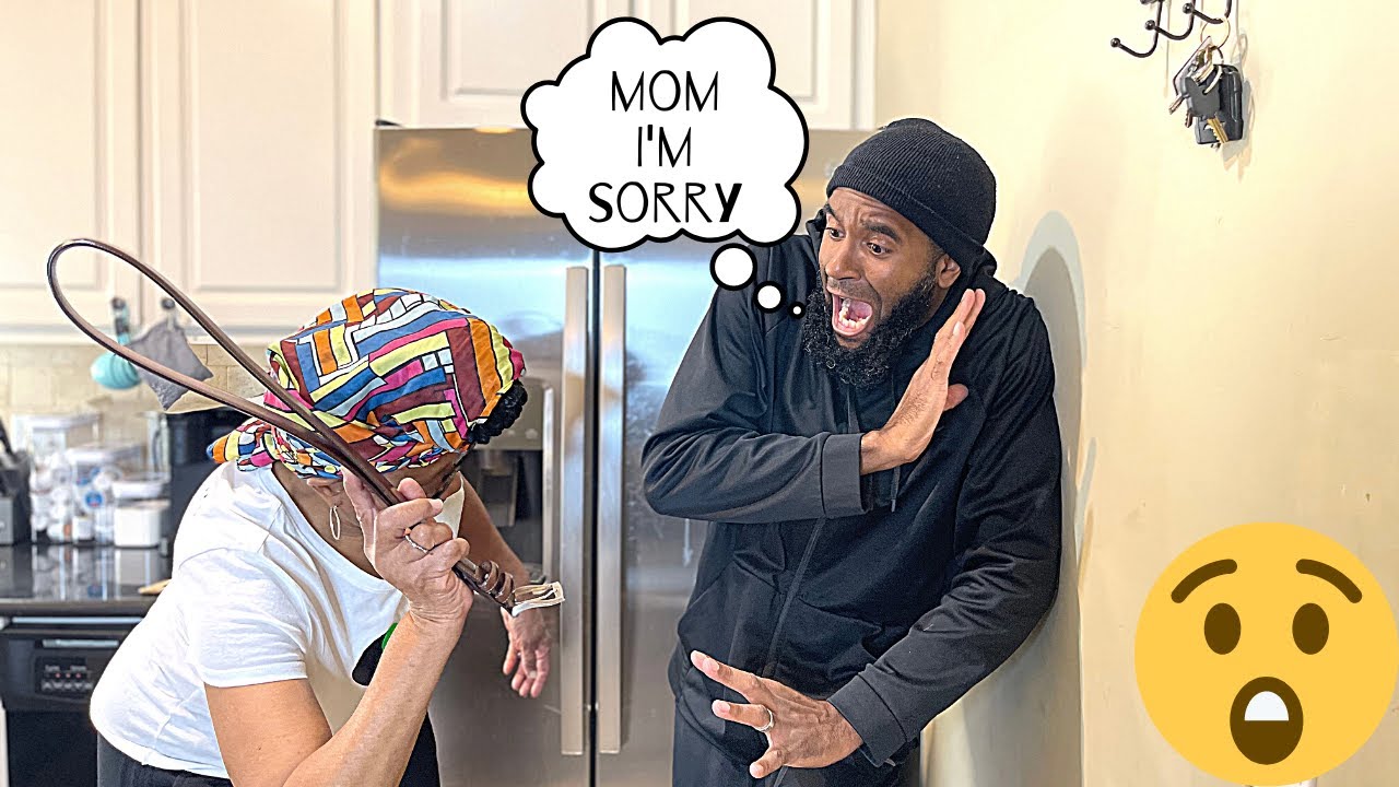 When Granny whoops Dad for messing up her Thanksgiving cooking