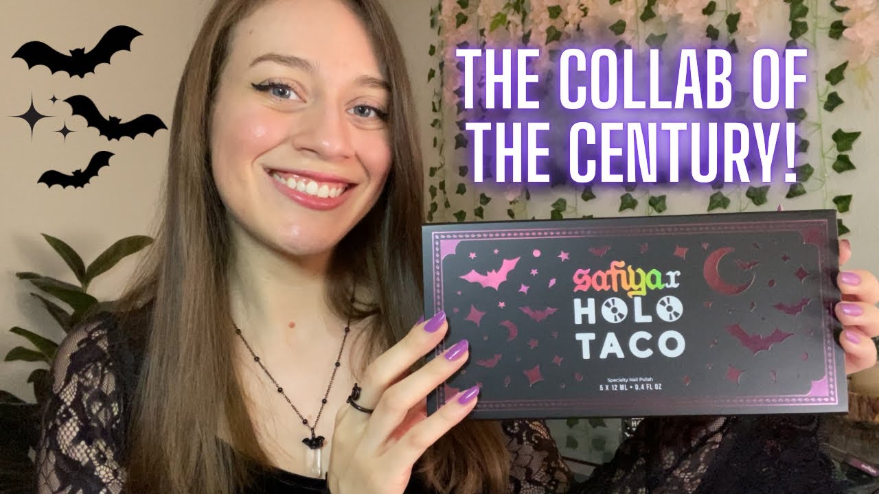 The ICONIC Holo Taco x Safiya Collection! 🦇✨ Swatches , Comparisons + Review!