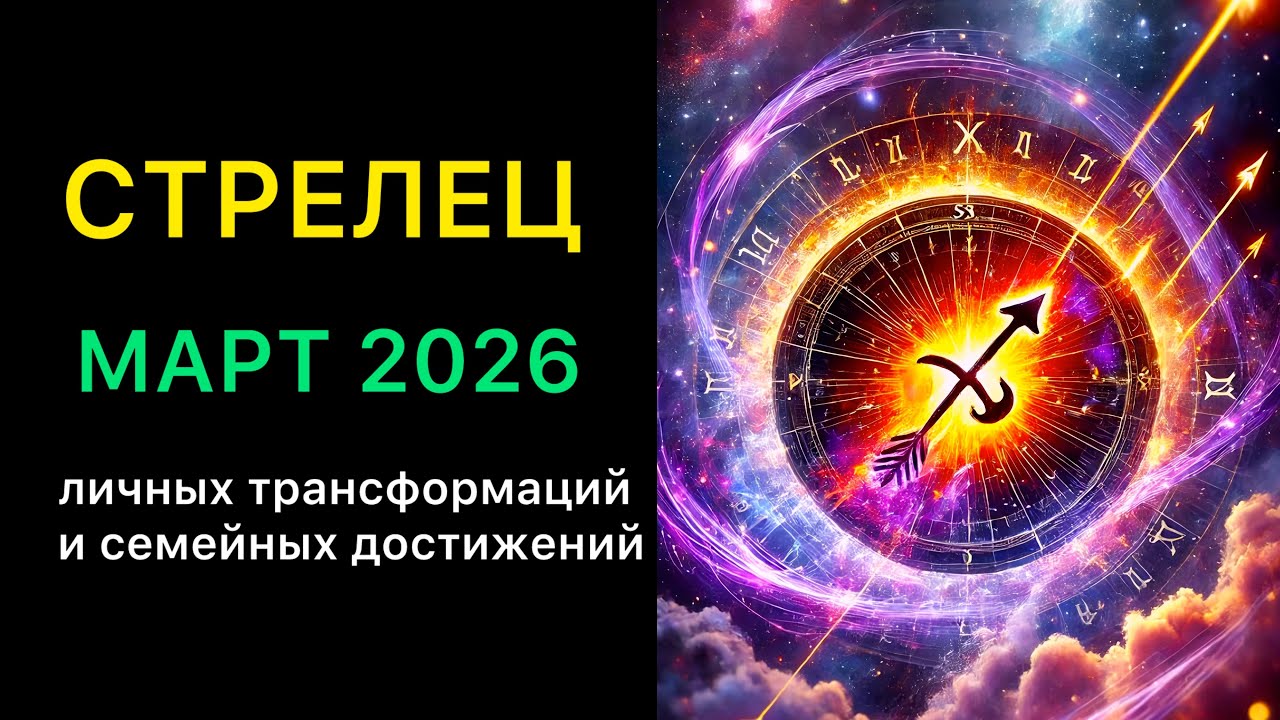 СТРЕЛЕЦ ГОРОСКОП НА МАРТ 2026 года 