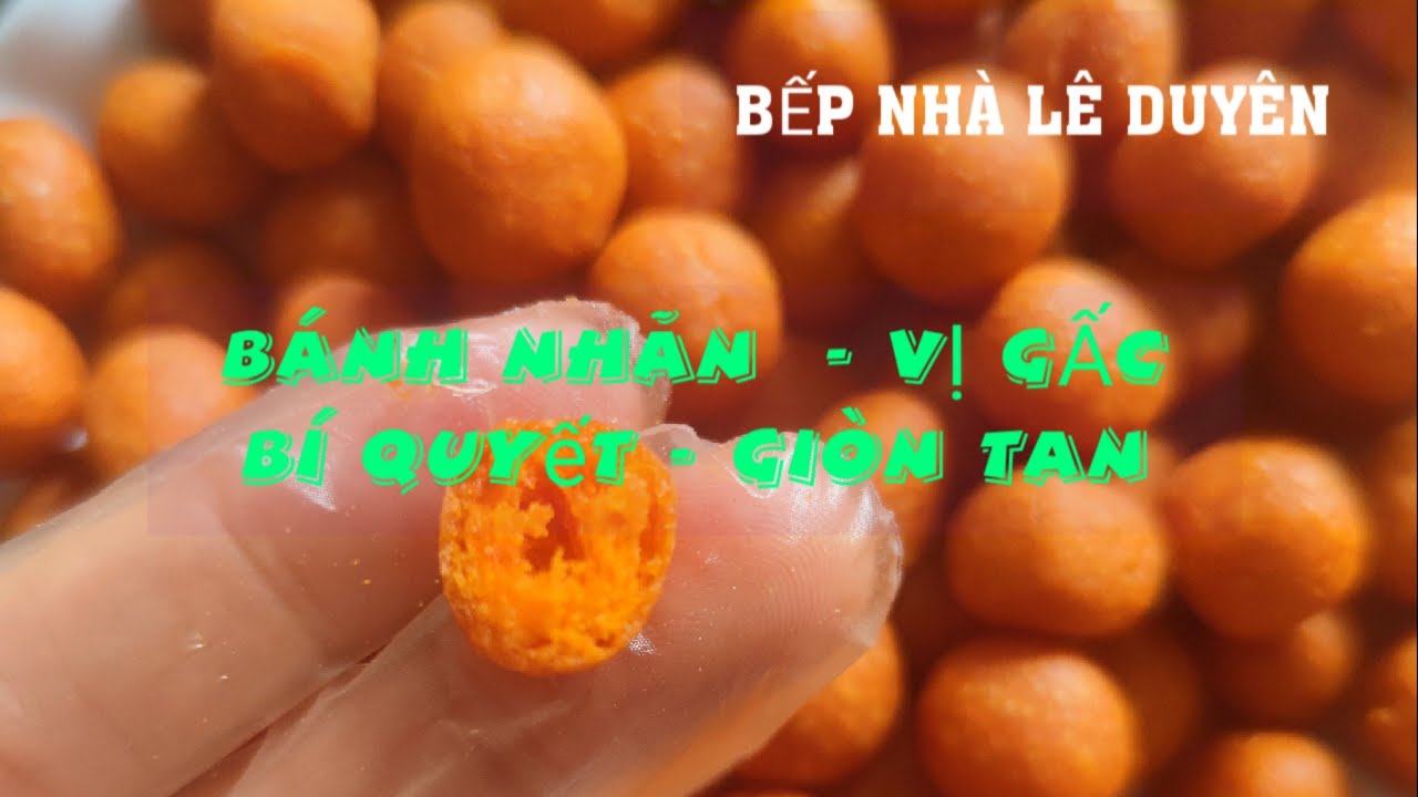Bánh nhãn siêu giòn | Bí quyết thơm giòn lâu | Bếp nhà Lê Duyên