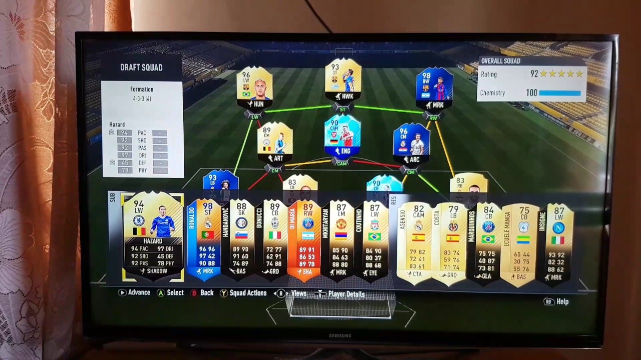 THE 192 RATED FUT DRAFT,  Fifa 17