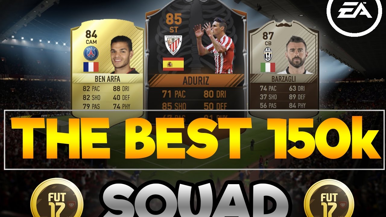 THE BEST 150K TEAM + INSANE 86 IF | Fifa 17 Squad Builder!