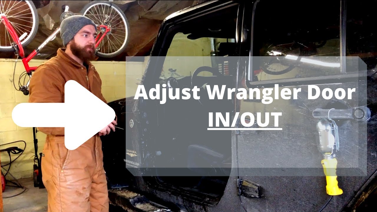 Как отрегулировать дверь Jeep Wrangler (внутрь/снаружи)