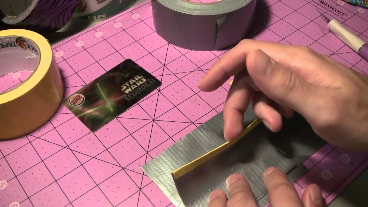 How to make a Duct tape multiple Card Holder!