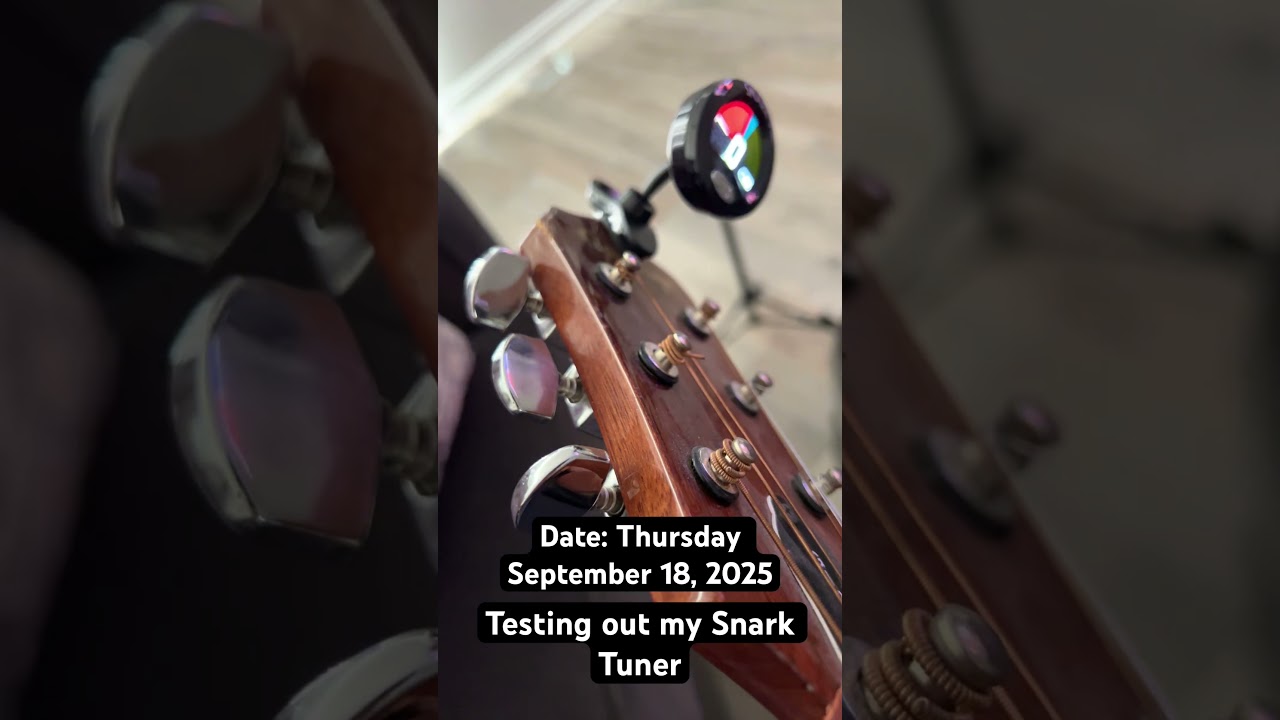 Testing out my Snark Tuner by 