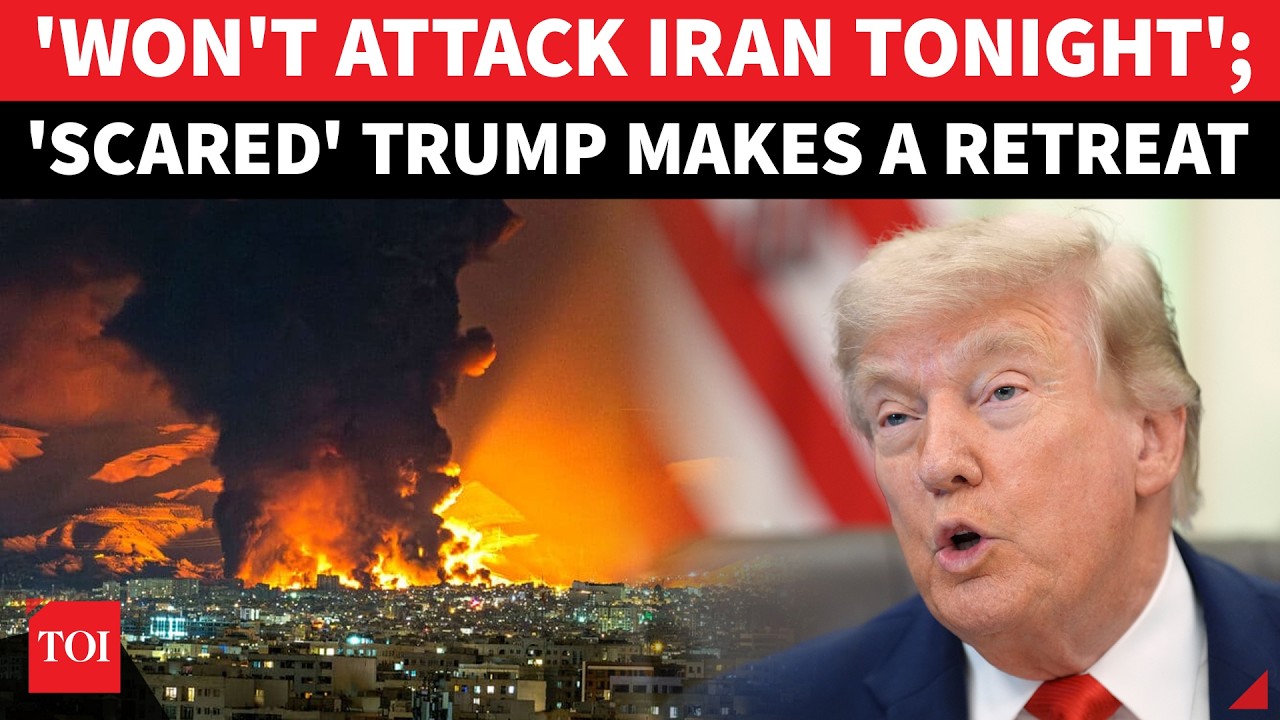 Fear Of Iranian Missile Storm? Trump CANCELS Iran Strikes Minutes After Threatening Tehran | War