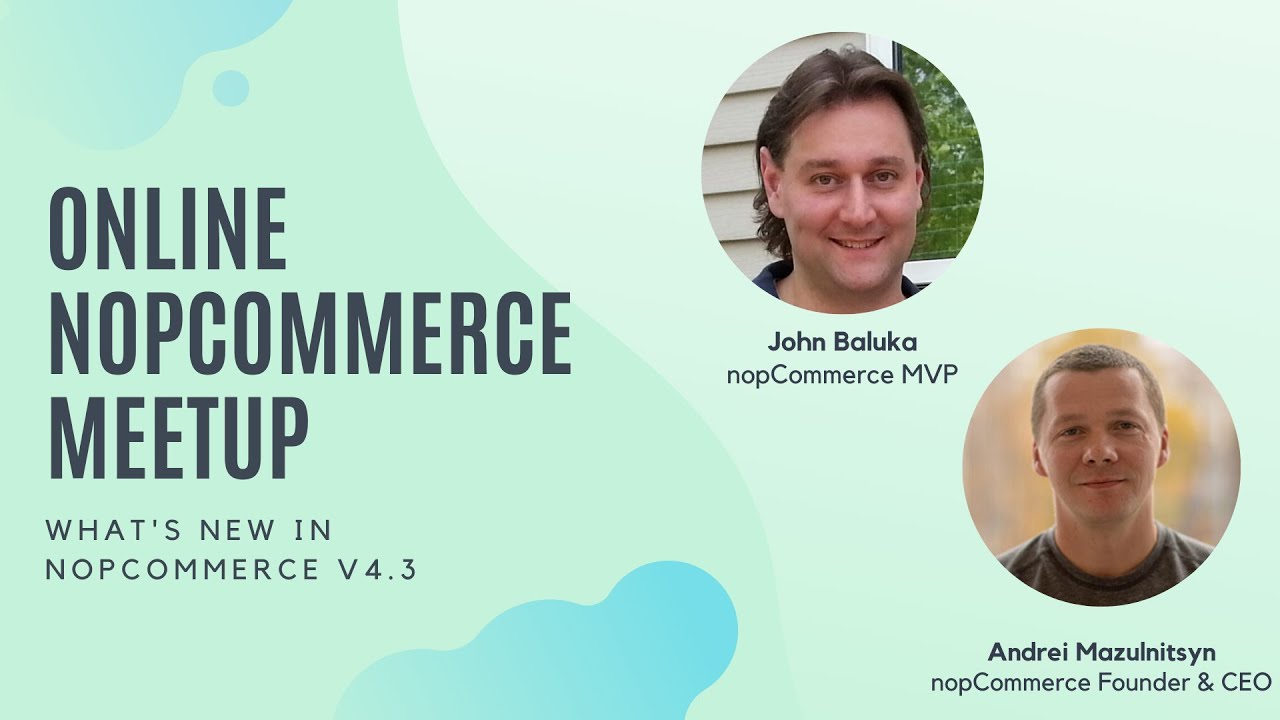 Online nopCommerce meetup: what's new in nopCommerce v.4.30?