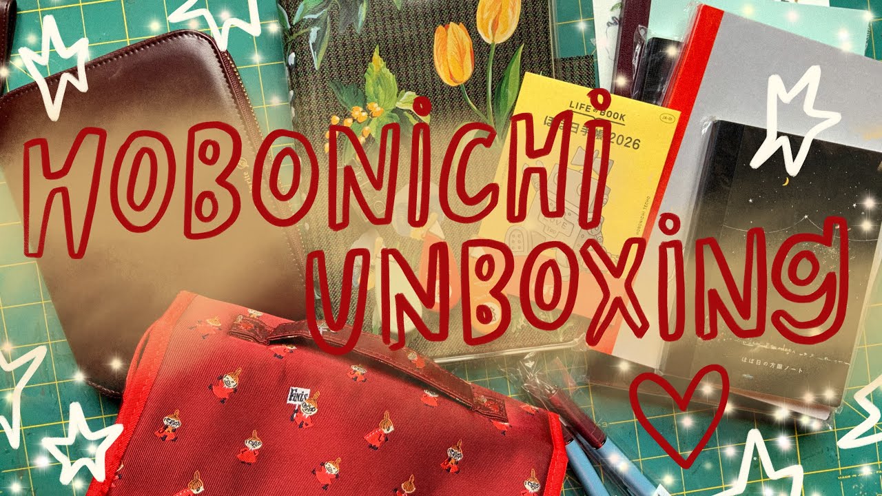 2026 Hobonichi Techo Unboxing and Haul! - Covers, Planners and Stationery!