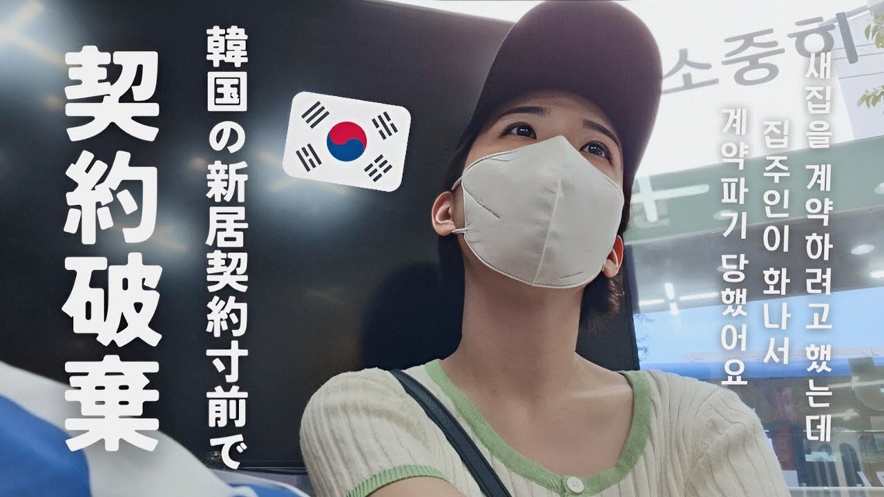 【韓国で新居探し/Vlog】 契約しに行ったら家主が怒って出ていきました...🇰🇷 また一からスタートです😮‍💨 【日韓夫婦/한일부부/日韓カップル/한일커플/韓国在住日本人】