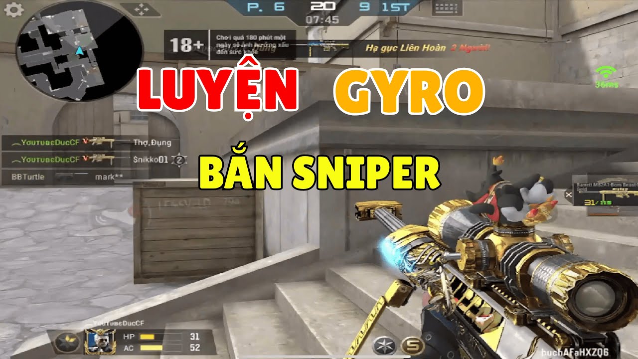 Crossfire Legends | Barrett M82A1 Noble Gold Siêu Hiếm Vác Đấu Đơn Luyện Sniper Với Tank