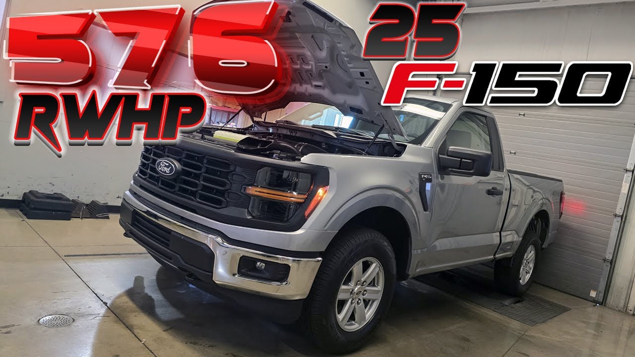 2025 F150 5.0 Coyote (Whipple Stage 1 Supercharger) Dyno with 90 miles on this new truck all stock