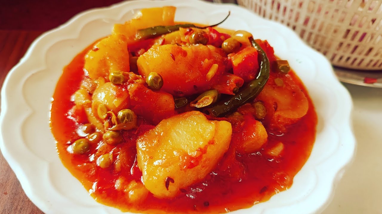 Ya$meen's kitchen and vlog is live 😍 aalu, mutter aur tamatar ki recipe|#vegetables #yt 