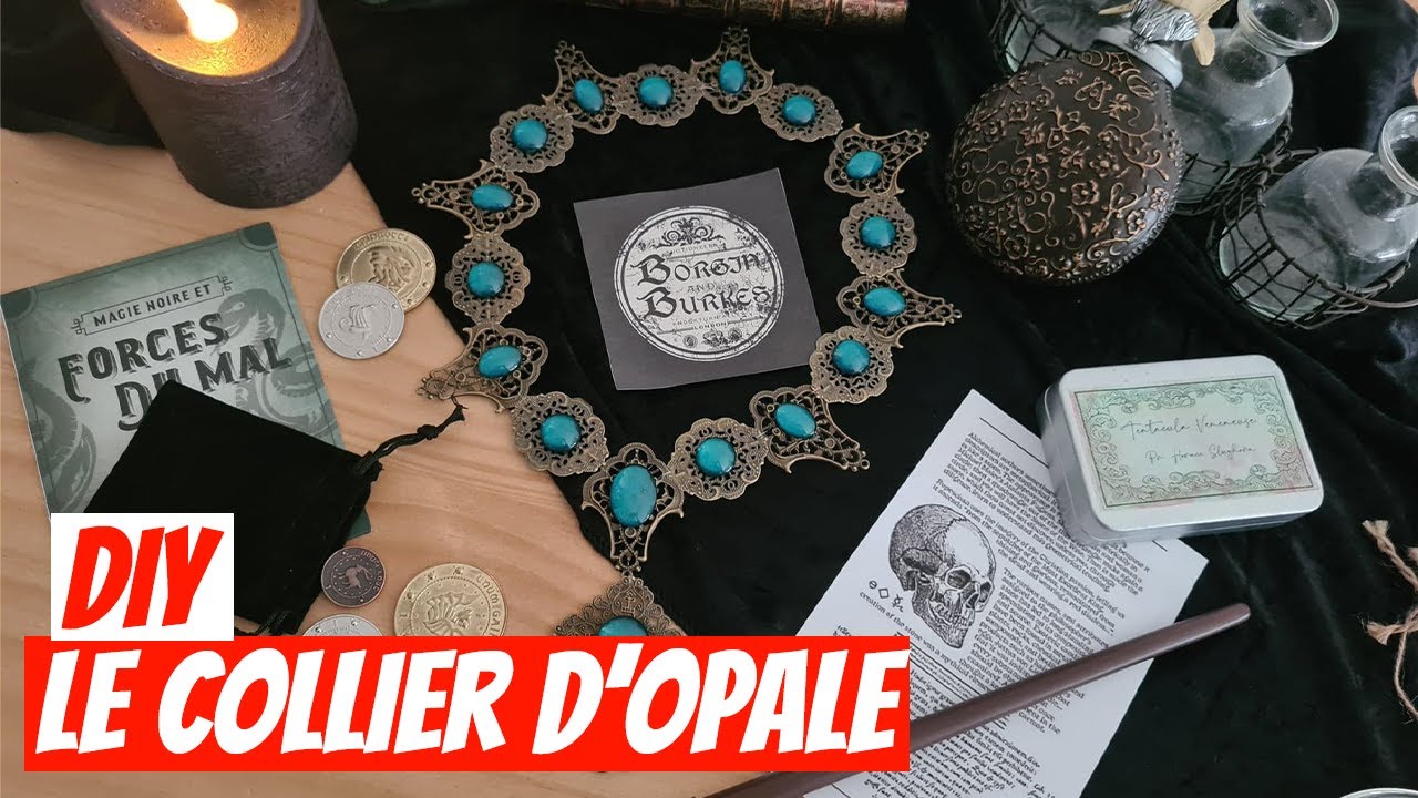 DIY HARRY POTTER SUPER FACILE - LE COLLIER D'OPALE 📿