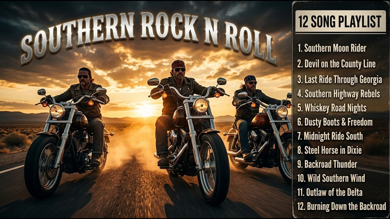 Southern Rock N Roll ⚡ Hard Southern Rock Born for Road Warriors