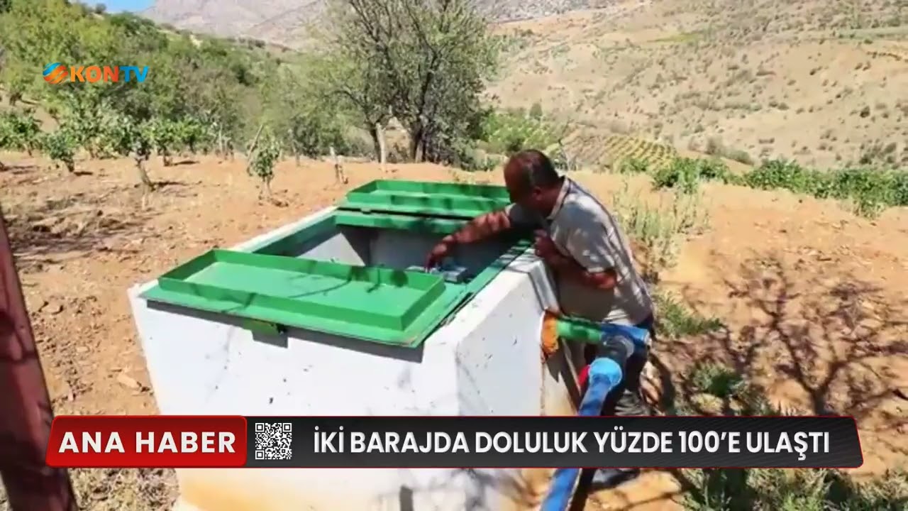 İKİ BARAJDA DOLULUK ORANI % 100 OLDU
