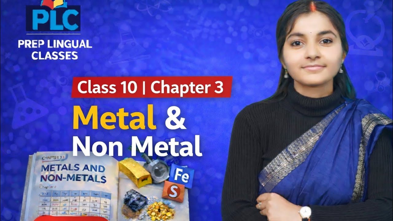 🔴 LIVE Class 10 Science | Metals & Non-Metals 🔥 | Board Exam 2026#class10#cbseboard
