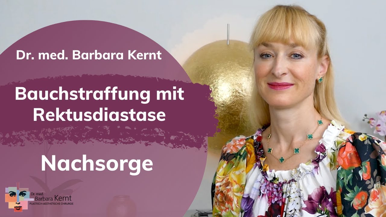 Bauchdeckenstraffung & Rektusdiastase OP: Heilung, Narben & Nachsorge ✓ | Dr. Barbara Kernt München