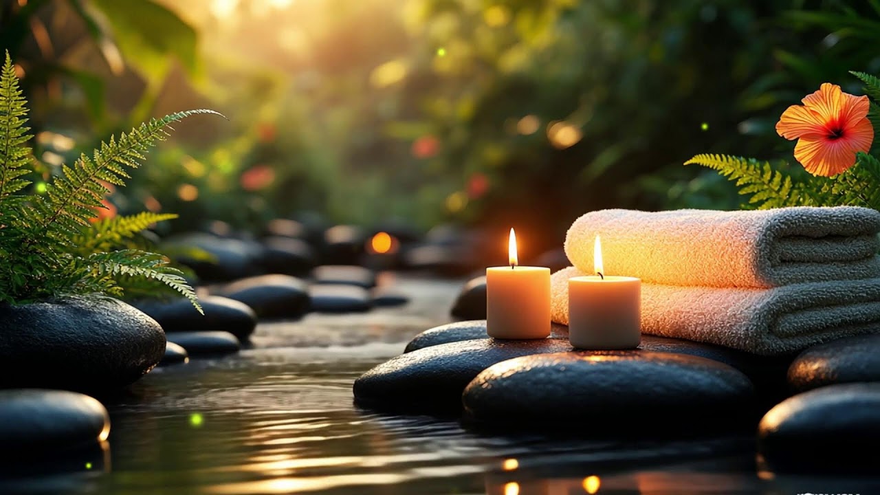 Relaxing Spa Music 🌻 Total Relaxation,Stress Release,Insomnia Cure,Healing Peaceful Water Music 7