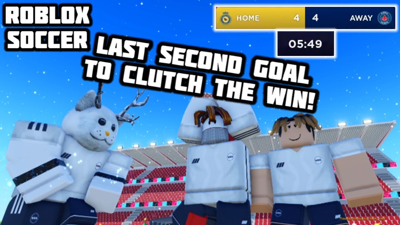 LAST SECOND CLUTCH GOAL! | Super League Soccer (Roblox)