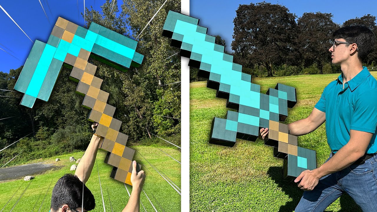 Я сделал инструменты Minecraft в реальной жизни