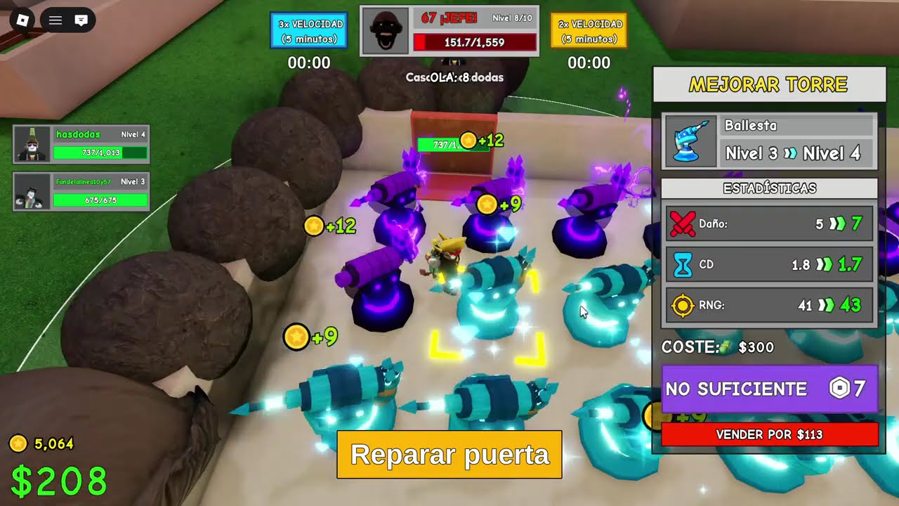 Jugando Defiende tu base de 67 (1) @Fandelalinea10y57