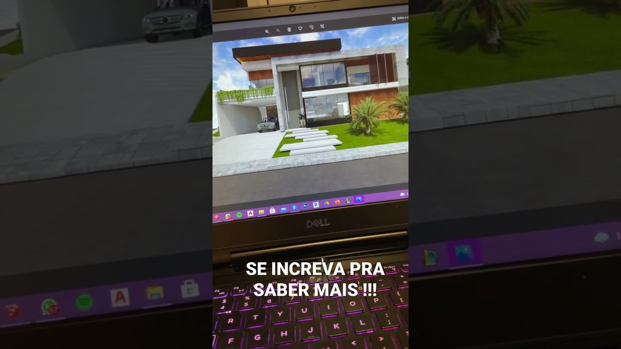 Render r&aacute;pido, realista e gratuito #shorts #3d #vray #sketch #twinmotion #arquitetura