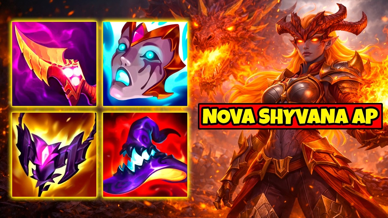 NOVA SHYVANA AP REWORK TÁ MUITO OP NA FORMA DE DRAGÃO