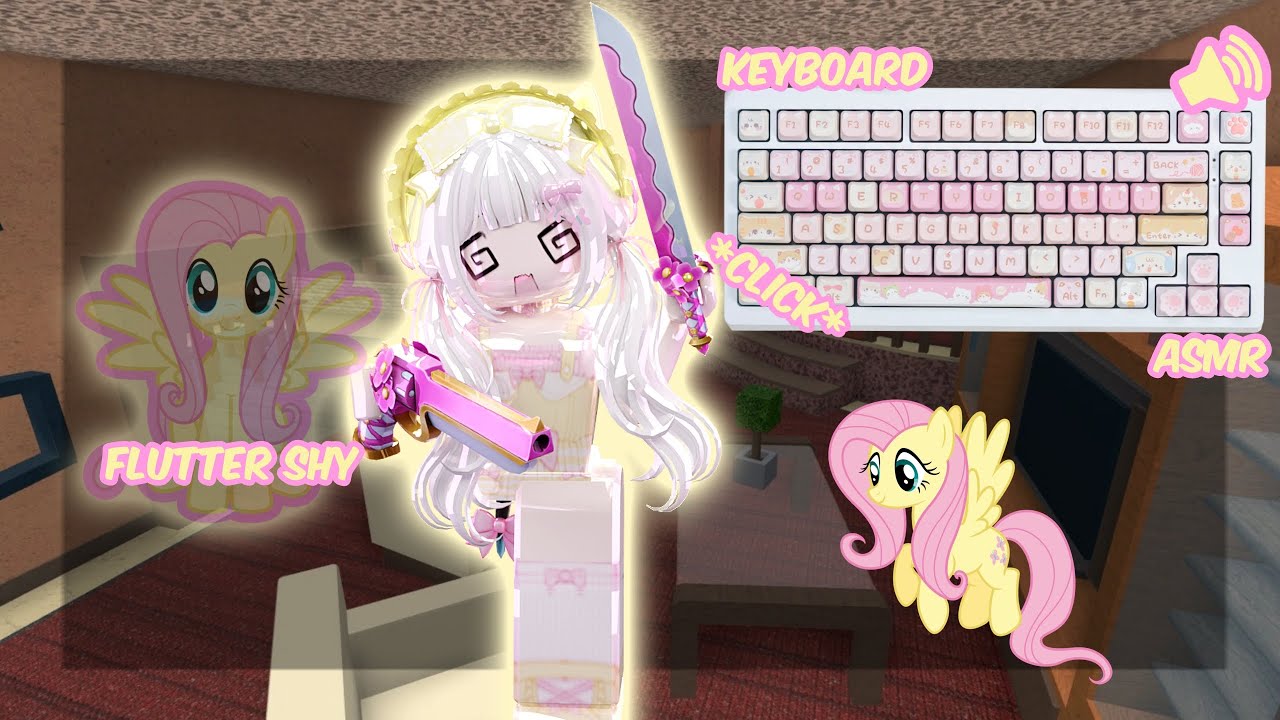 🎀MM2 MONTAGE AS *FLUTTERSHY* from MY LITTLE PONY