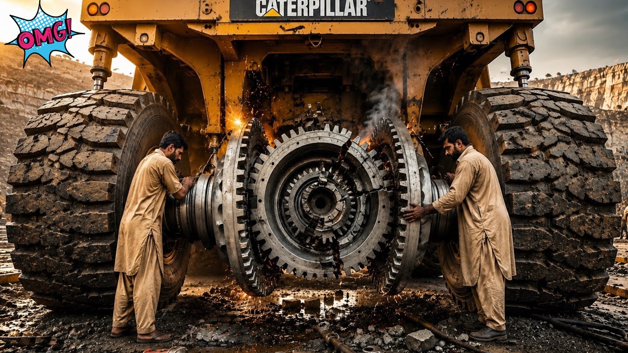     Caterpillar Rear Gear Explosion After Extreme Overload | Full Restoration